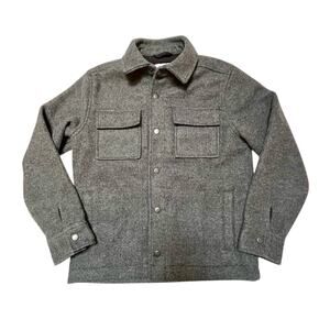 Old Navy Wool Blend Sherpa Dress Coat Shacket Size 10/12